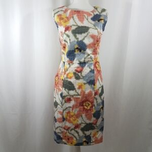 Kate Spade Saturday Dot Floral Dress 4 NWOT with Alterations